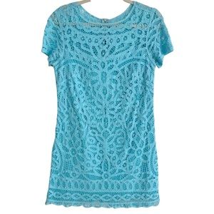 Lilly Pulitzer Shorely Blue Lace Marie Kate Dress